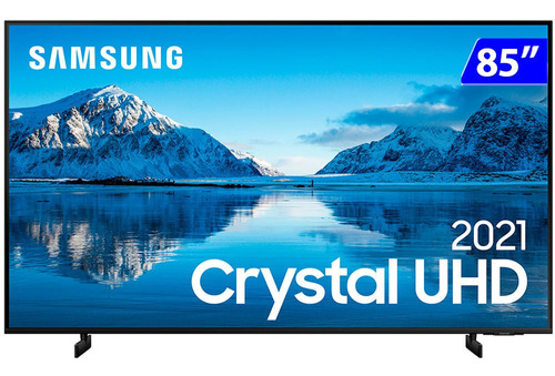 Imagem 1 de 6 de Smart Tv Samsung Led 85 4k Wi-fi Tizen Crystal Uhd