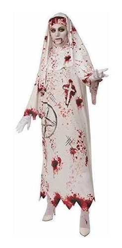 Disfraz Mujer - Disfraz De Monja Sangrienta De Rubie Para Ad
