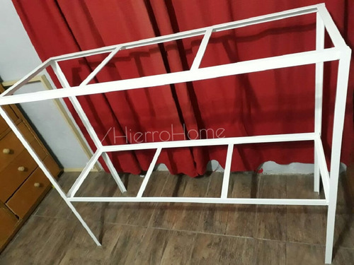 Estanteria Baja Desayunador Solo Estructura Hierro