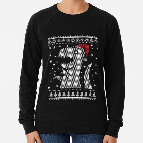 Buzo Christmas Dino Ugly Sweater T-shirt Calidad Premium