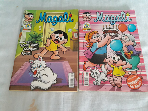 Gibis Magali Nº 05 (maio/07) E Nº 66 (junho/12) - Ed Panini (Usado)