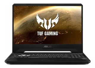 Laptop Asus TUF FX505GT negra 15.6", Intel Core i5 9300H 8GB de RAM 512GB SSD, NVIDIA GeForce GTX 1650 1920x1080px Windows 10 Home