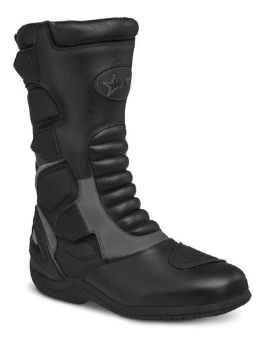 Botas Biker Hombre Doble Proposito Moto Workland 009 Gris