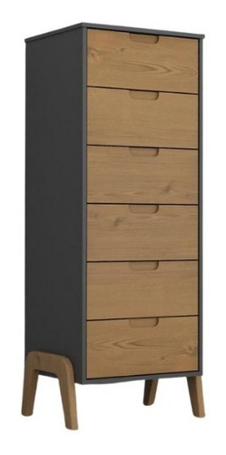 Comoda Cajonera 6 Cajones Madera V Mueble Dormitorio Lcm