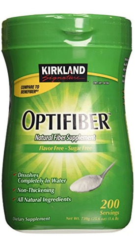 Suplemento De Fibra Dietética Optifiber De 25,6 Onzas