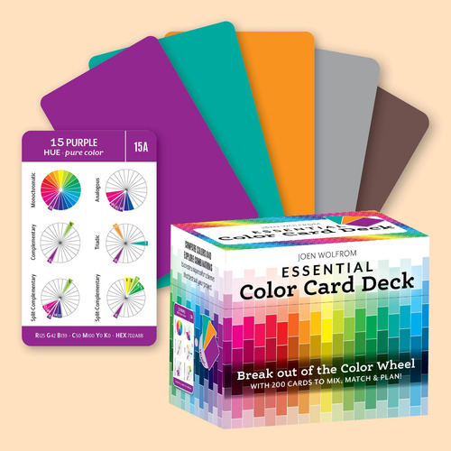 Juego De Cartas De Color Con 200 Tarjetas Para Mezclar
