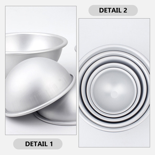 Molde Semicircular Para Tartas Con Forma De Media Bola