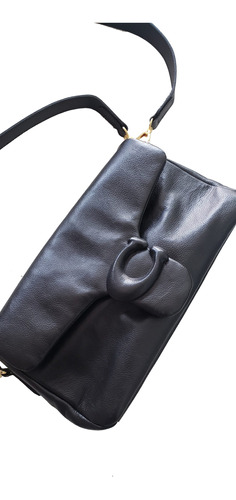 Bolsa Feminina Inspiração Lateral Couro Alça Dupla Courama