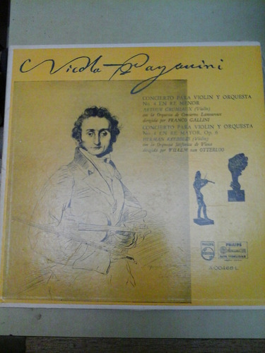 Vinilo 3099 - Nicola Paganini - Concierto Para Violin