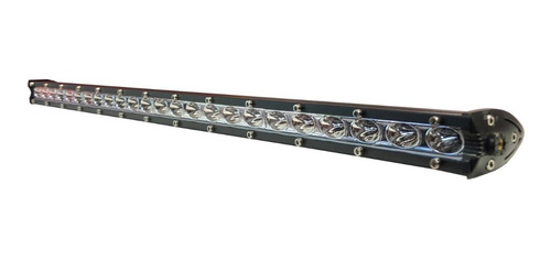Barra Faro Led Fina Slim 66cm 72w 24led Auto Universal