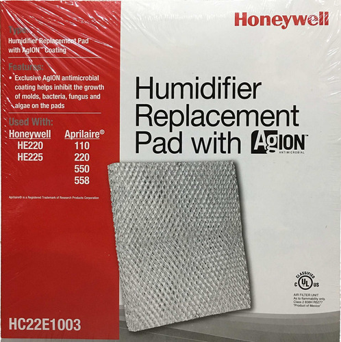 Honeywell Hc22e1003/u Pad Con Revestimiento De Iones Ag Para