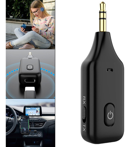 Transmisor Adaptador Receptor De Audio Bluetooth 5.1 3 En 1,