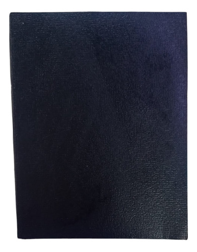 Cuaderno Indice Telefonico Negro Hule 100 Hojas Vintage