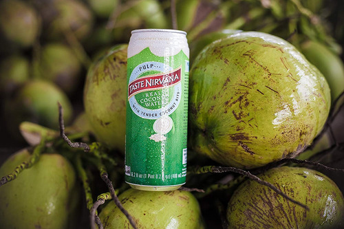 Nirvana Gusto Real Agua De Coco, Coco Pulpa Con Coco Tierno