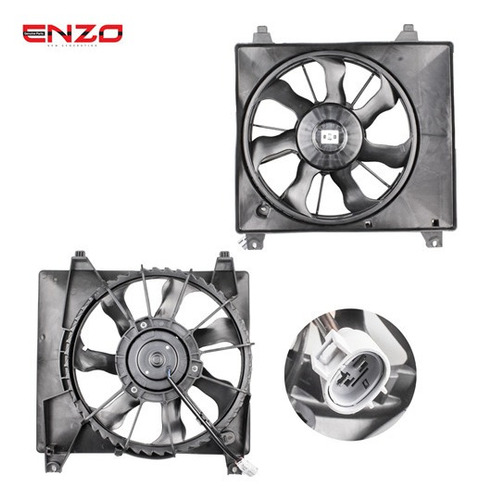 Electro Ventilador Completo Hyundai Atos 11-19 Eon 2015-up