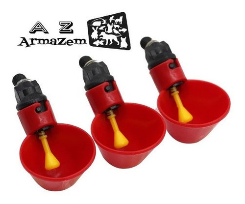 Kit Com 21 Bebedouro Automático Tipo Copinho Para Aves 