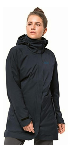 Jack Wolfskin Ruunaa Chamarra Impermeable 3 En 1 Para Mujer,