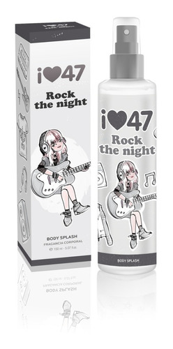 Perfume 47 Street Body Splash Rock The Night 150ml