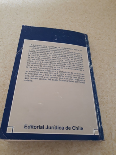 Derecho Constitucional Tomo 1 Verdugo Pfeffer Nogueira (Usado)