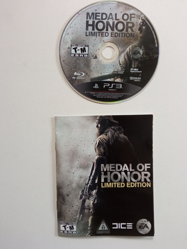 Jogo Medal Of Honor Limited Edition Ps3 Original Mídia Físic (Usado)
