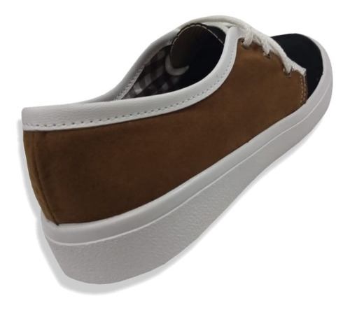 Imagen 3 de 4 de Zapato Tenis Calzado Combinado Suave Amplio Durable Comodo