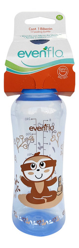 Biberón Evenflo Colores 240ml Flujo Medio 3 - 12 Meses 2pack