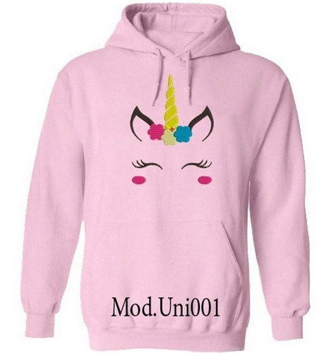 Hoodie Sweater Suéter Unicornio 