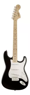 Guitarra eléctrica Squier by Fender Affinity Series Stratocaster de álamo black brillante