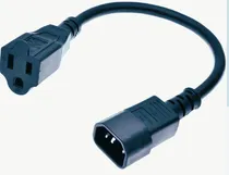 Comprar Cable Power Adaptador C14 A Nema5-15r Para Ups 30cm