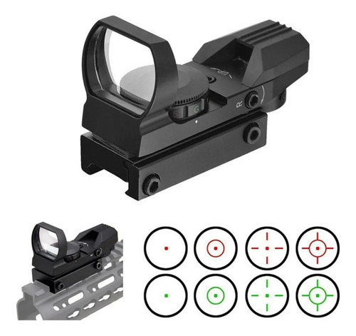 Mira Táctica Holográfica, Fusiles Con 8 Modos De Puntos Verd