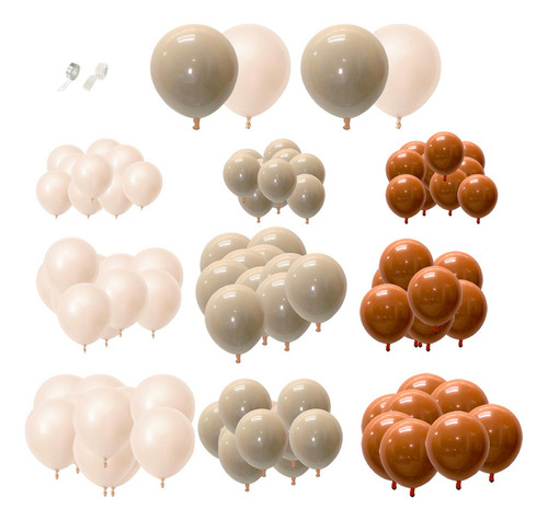 M Kit De Globos De 104 Piezas Para Arco De Globos Para