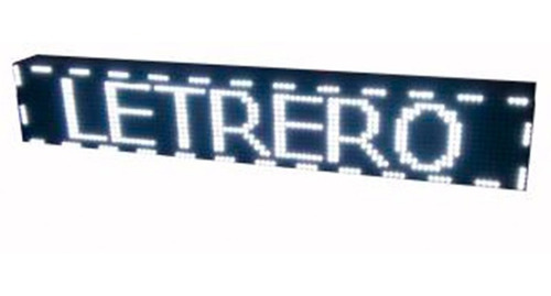 Imagen 1 de 9 de Letrero Luminoso Led Pasamensajes Programable 500 Caracteres