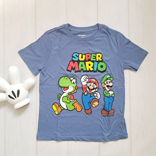 Remera Mario Y Luigi Old Navy Importada