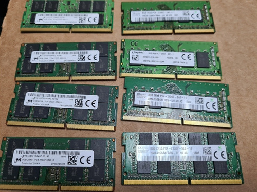 Memoria Ram Laptop Ddr4 Ddr3 8gb (Usado)