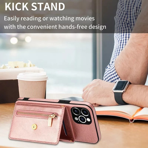 Funda De Piel Para iPhone Funda Tipo Cartera Con Correa