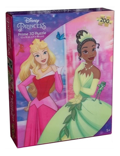 Puzzle Rompecabezas Prime 3d Disney Princesas 200 Piezas