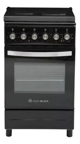 Cocina Eléctrica Kanji Negra Kjh-ekb001v Color Negro Lh