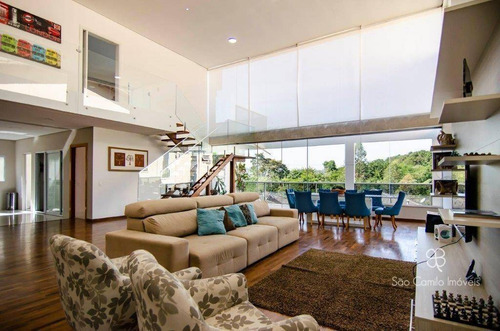 Imagem 5 de 30 de Casa Com 4 Dormitórios À Venda, 507 M² Por R$ 1.700.000,00 - Condomínio Quintas De São Fernando - Cotia/sp - Ca2243