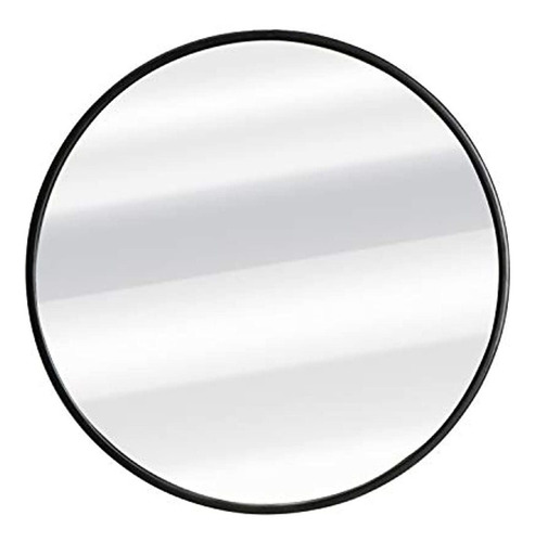 Espejo De Pared Circular Negro Espejo De Pared Redondo De 24