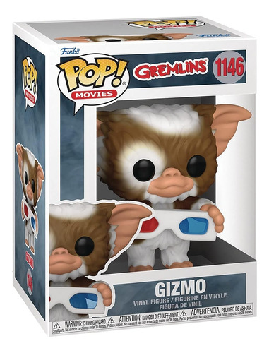Funko Pop Gizmo Anteojos 3d Gremlins #1146 Figura Muñeco