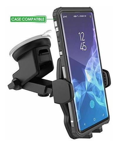 Soporte De Coche Compatible Con Samsung Galaxy S Plus Negro