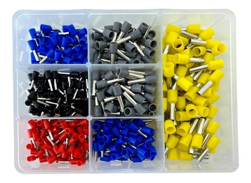 Kit Conectores Ilhos Tubolar 1 / 1,5 / 2,5 / 4 / 6mm² 800 Peças