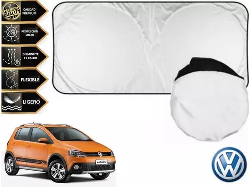 Protector Cubresol Tapasol Con Ventosas Vw Cross Fox 2012