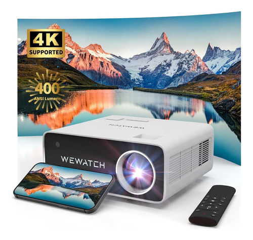 Proyector Video Wifi 5g 1080p - 4k 18500 Lumens Wewatch