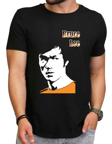 Playera Bruce Lee Para Caballero, Perfil Y Leyenda