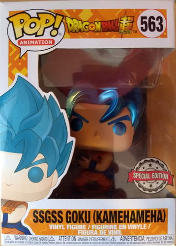 Imagen 2 de 2 de Funko Pop - Dragon Ball Super Ssgss Goku Kamehameha Special