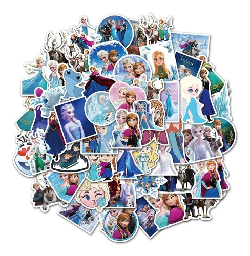 Stickers Autoadhesivo Frozen X 50