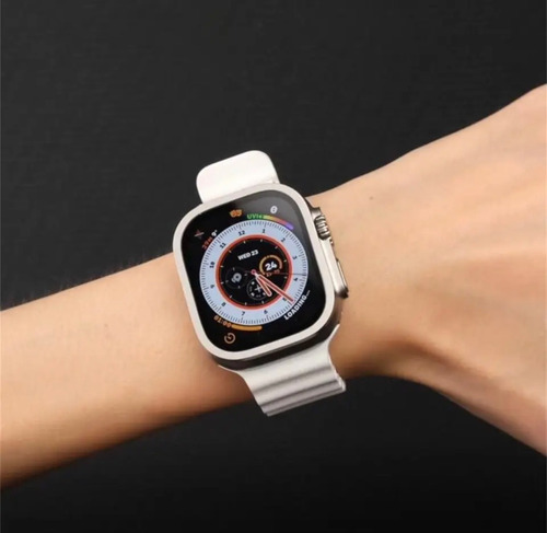 Protector De Pantalla Vidrio + Metal Para Apple Watch Ultra