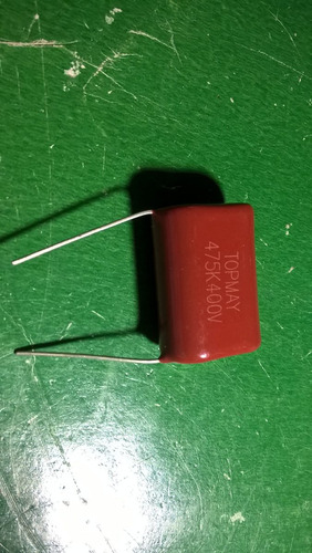 Capacitor Poliester 4,7uf (4m7 Ou 475)/ 400v