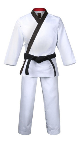 Mooto Taekwondo Grand Master Geum Gang Blanco Cuello Negro